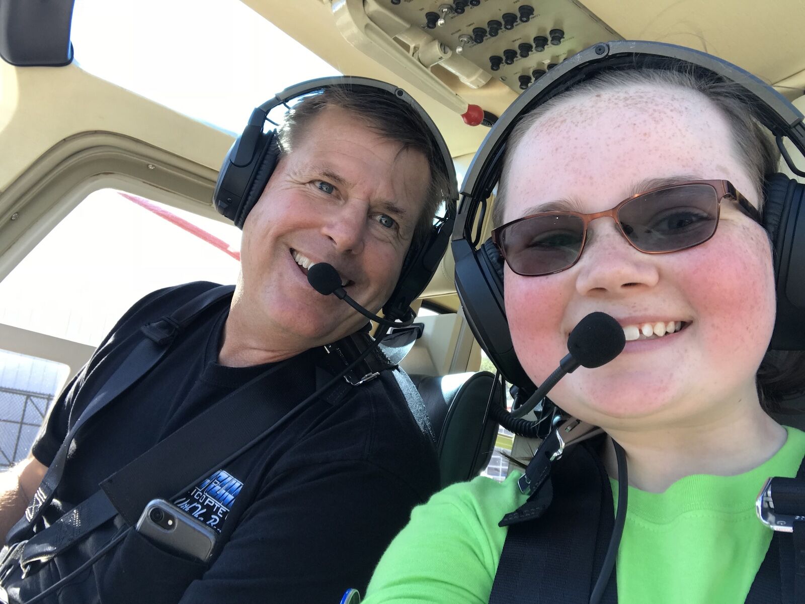Macy Gets A Helicopter Ride